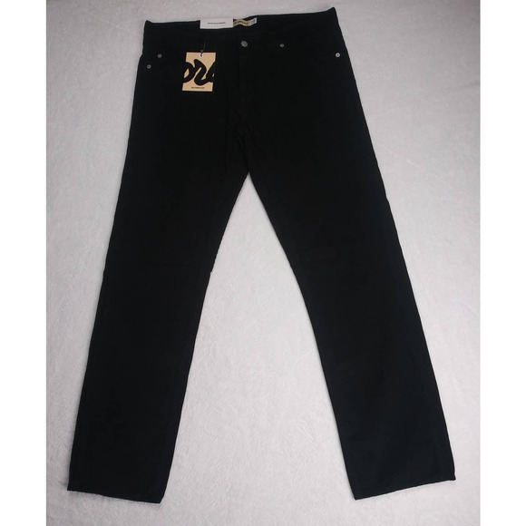 CORDUROY PANTS Black 'wes'  JEANS size 36 by 32 pant Cords The cords & co - Picture 1 of 8
